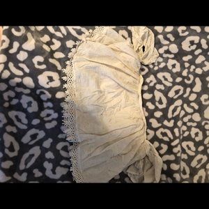 Tularosa Off the Shoulder White Blouse SM